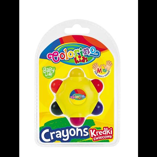 Crayons de cire Babyline, 6 couleurs